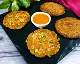 A picture of step 10 of Oats Paneer Chila.