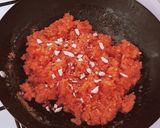 A picture of step 6 of Motichoor ladoo.