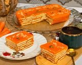عکس مرحله 2 از دستور کیک یخچالی هویج 🥕🥕🥕