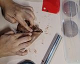 Foto langkah ke 7 dari resep Triple Chocolate Brownies Soft Sourdough.