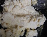 A picture of step 4 of Thandai flavoured Kacha-Golla Modak.