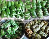 รูปขั้นตอนการทำที่ 3 ของ ข้าวต้มมัด