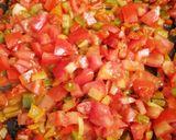 Foto del paso 5 de la receta Fideuá de verduras y gambas