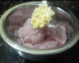 A picture of step 1 of बटर मिल्क फ्राई चिकन.