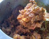 A picture of step 6 of Sindhi mutton curry(Teevan recipe).