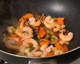 Foto del paso 3 de la receta: Fajitas de camarones y verduras