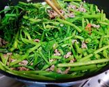 沙茶牛肉炒空心菜的食譜步驟7照片