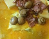 Foto del paso 6 de la receta Omelette gratinado de jamón queso y champiñones 🧀