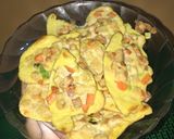 Foto langkah ke 6 dari resep Telur goreng isi tempe wortel tanpa minyak.