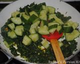 A picture of step 7 of Persian cucumber stew.