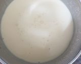 A picture of step 3 of Punjabi Kadhi Pakora with Rice.