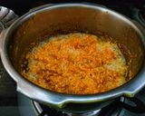 A picture of step 3 of Gajar ka halwa (Carrot halwa).