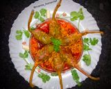 A picture of step 5 of Brinjal Gravy.