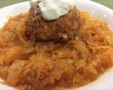 Húsgombócok savanyú káposztával recept fázis 5 fotója
