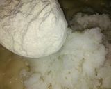 A picture of step 7 of Tuwo shinkafa (new method).