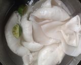 Hình bước làm 1 của món Mứt dừa non ngũ sắc