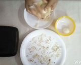 A picture of step 5 of Rasgulla stuffed semolina balls.