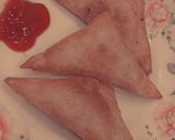 A picture of step 3 of Vegetable samosa (cabbage, carrot and capsicum).
