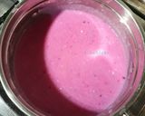 Foto langkah ke 3 dari resep Sütlaç (Puding Nasi buah Naga topping Almond).