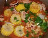 Foto langkah ke 5 dari resep Cumi Udang Saus Padang.