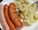 Une image de l'étape 2 de Saucisse purée.