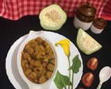 A picture of step 9 of Raw Papaya curry.