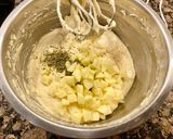 Foto del paso 4 de la receta: Pastel salado con queso crema, pecorino, parmesano y provolone