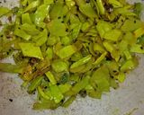 A picture of step 2 of Bottle gourd peels fry.