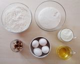 عکس مرحله 1 از دستور کیک کنجدی