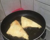 Foto langkah ke 3 dari resep Roti Tawar Goreng Isi Sayuran & Keju Mozarella.