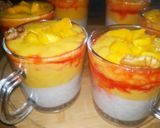 A picture of step 8 of Mango sago dessert.