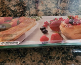 Foto del paso 1 de la receta: Cañas de hojaldre rellenas de turrón de chocolate y mermelada de naranja