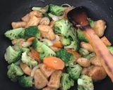 Foto langkah ke 4 dari resep Sesame tofu with broccoli-carrot.