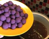 Foto langkah ke 4 dari resep Kolak Biji Salak Ubi Ungu.