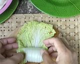 Foto langkah ke 4 dari resep Sawi Gulung Ayam Udang (920).
