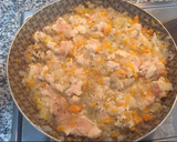 Foto del paso 2 de la receta: Zapallo italiano relleno de pollo