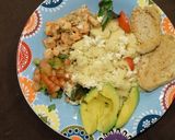 Foto langkah ke 4 dari resep Couscous salad with garlic prawn.