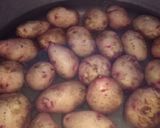A picture of step 1 of Viazi Karai #Festivedishcontest #mombasa.