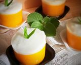 Foto langkah ke 6 dari resep Puding Labu Kuning Fla Santan.