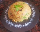 A picture of step 7 of Vegetable upma.