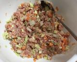 Hình bước làm 1 của món Canh bắp cải cuộn kiểu Nhật { コンソメ味のロールキャベツ }