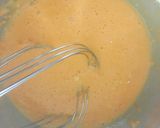 A picture of step 1 of Boondi ladoo/Motichoor ladoo.