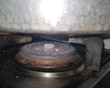A picture of step 7 of Basbousa.