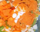 A picture of step 4 of Vegetable Tikka biryani.