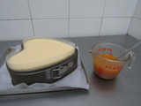 Tarta corazón mousse de fresa y maracuyá
