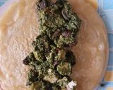 A picture of step 5 of Spinach and Mushroom Enchiladas.