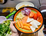 Hình bước làm 2 của món Rau củ xào thập cẩm chay