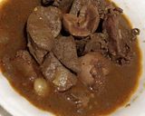 A picture of step 2 of Offals shurba.