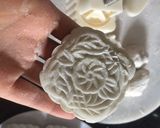 Hình bước làm 5 của món Bánh mochi (tạo hình =khuân bánh trung thu)