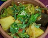 A picture of step 6 of Mix Veggie masala.